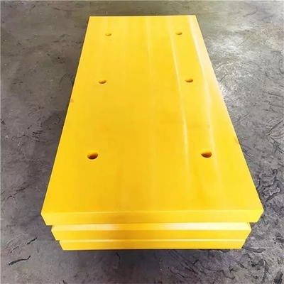 Sert İskele İnşaatı Plastik Ön Panel UHMWPE Gemi Köşe Yüzü Çamurluk Pedi