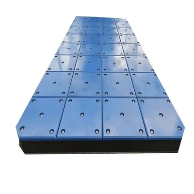 Deniz Limanı İnşaatı İçin Etki UHMWPE Arch Deniz Çamurluk Kaplama Panellerine Direnç
