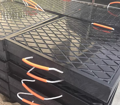 Profesyonel Kamyonlar 30 mm Plastik Vücut Çekici Yatak Çamaşırları Mat Istikrarlandırıcı Uhmwpe Siyah