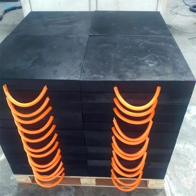 Kaldırma Vinci İçin Dayanıklı Mobil Kare HDPE Plastik Vinç Kamyonu Payanda Pedleri
