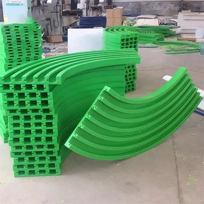 Polietilen Aşınma Şeridi T Yuvalı Konveyör Plastik UHMWPE Zincir Kılavuz Ray Ray