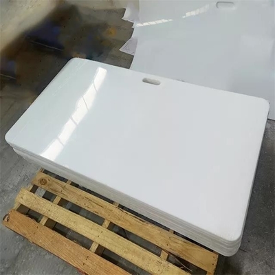 24 &quot;X48&quot; Taşınabilir Yüksek Yoğunluklu Polietilen Plastik Buz Hokeyi Uygulama Panoları