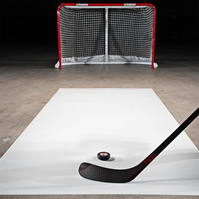 Buz Hokeyi Eğitim Ekipmanları için 24x48 İnç HDPE Plastik Hokey Atış Pedi