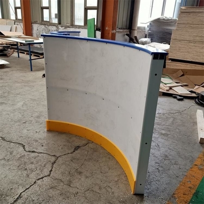 Yüksek Yoğunluklu Polietilen Buz Pisti Korkuluk Bariyer Dasher Kurulu HDPE Çit