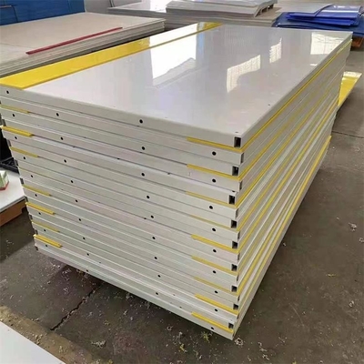 4x8 Feet Taşınabilir HDPE Plastik Buz Pisti Bariyer Hokeyi Atış Pisti Dasher Kurulu