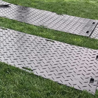 Ağır Hizmet Ekipmanları İçin Geçici Erişim HDPE Sentetik Çim Bataklık Paspasları