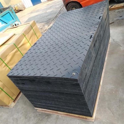 HDPE Ağır Ekipman Matı Geçici İnşaat Plastik Yolları Erişim Matı