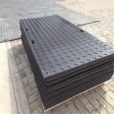 HDPE Geçici Patika Paspas 2x4ft Plastik Ekskavatör Paspasları Teçhizat Paspas Tahtası