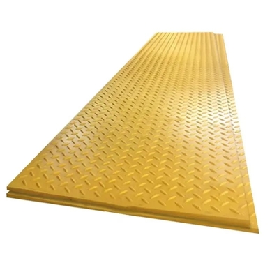 4X8 Feet Taşınabilir Aşınmaya Dayanıklı Plastik Levha HDPE Geçici Erişim Yol Paspasları
