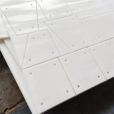 Çelik Silo Tahıl Silosu Astar Levhası İçin Beyaz Aşınmaya Dayanıklı UHMWPE Astar Levhası