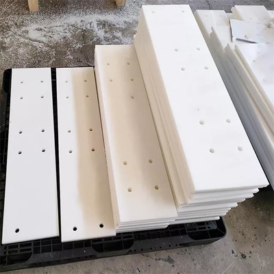 Çelik Silo Tahıl Silosu Astar Levhası İçin Beyaz Aşınmaya Dayanıklı UHMWPE Astar Levhası