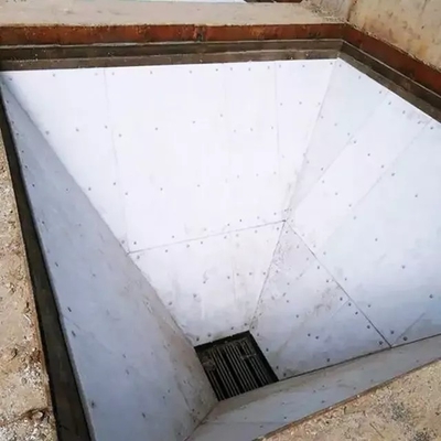 Çelik Silo Tahıl Silosu Astar Levhası İçin Beyaz Aşınmaya Dayanıklı UHMWPE Astar Levhası