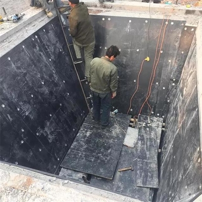 UHMWPE Kömür Bunker Astar Sayfası Özel Yapışmaz Siyah Polietilen Levha
