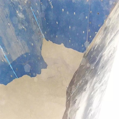 48 X 96 İnç Elek Huni Altında UHMWPE Plastik Kömür Bunker Mavi Astar Levhası