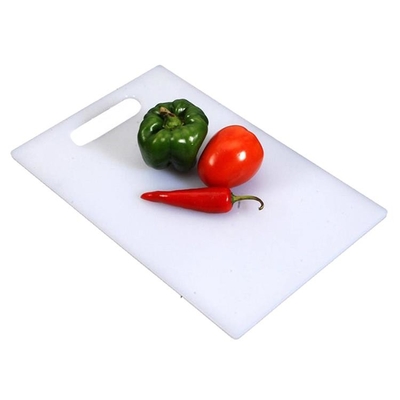 Mutfak için 12 "X 18" Suya Dayanıklı Yüksek Yoğunluklu PE Plastik Sebze Kesme Tahtası