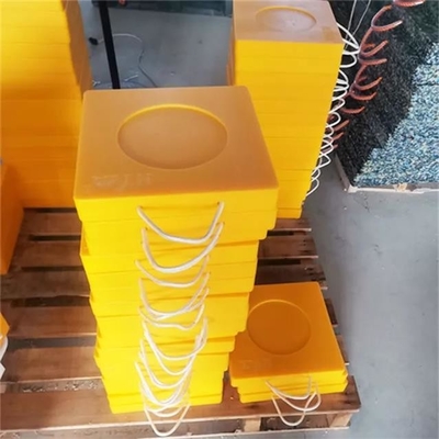 24X24 İnç Sert Plastik HDPE Payanda Pedleri Blok Vinç Kriko Kamyon Ayak Pedi