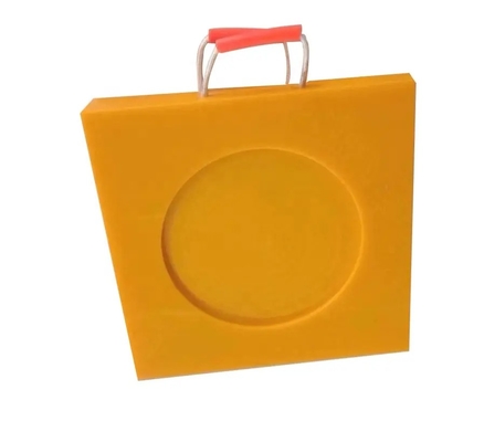 24X24 İnç Sert Plastik HDPE Payanda Pedleri Blok Vinç Kriko Kamyon Ayak Pedi