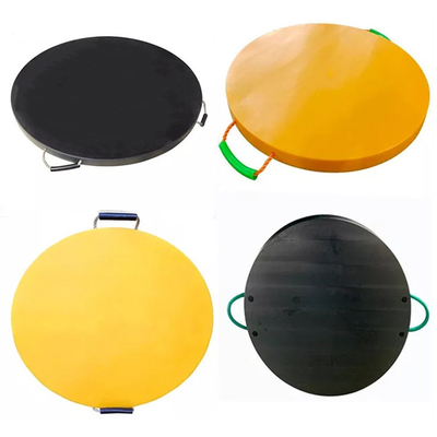 İnşaat İçin Geçici HDPE Vinç Ayak Destek Plakası Jack Outrigger Pad
