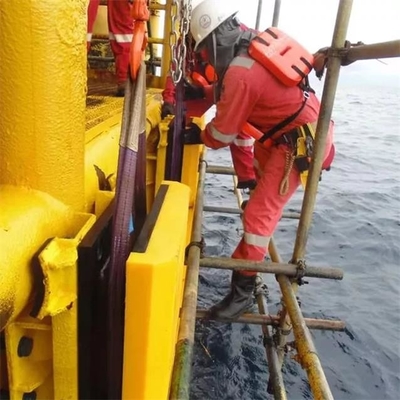 Liman İnşaatı Liman Tarafı Koruması İçin Plastik UHMWPE Dock Çamurluk Yüz Pedi