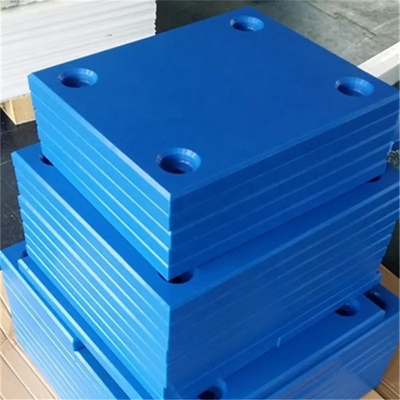 Kavisli Mühendislik Plastik Rıhtım Çamurluk Yüz Pedleri UHMWPE Deniz Rıhtım Tamponları