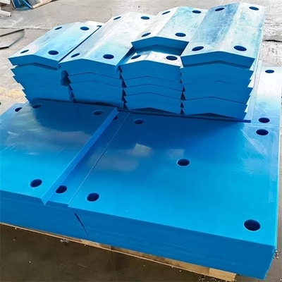 Korozyon Direnci Mühendisliği Plastik Liman İskele Kalkanı UHMWPE Rıhtım Tamponu Kaplama Pedi