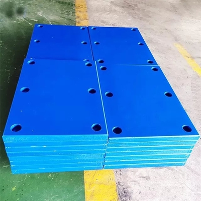 Kauçuk Deniz Çamurlukları İçin Mavi Kompozit UHMWPE Hücre Açık Liman Kemer Çamurlukları