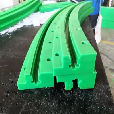 UHMWPE Polietilen Aşınma Şeridi Yeşil Plastik Konveyör Kılavuz Rayları Ürünü
