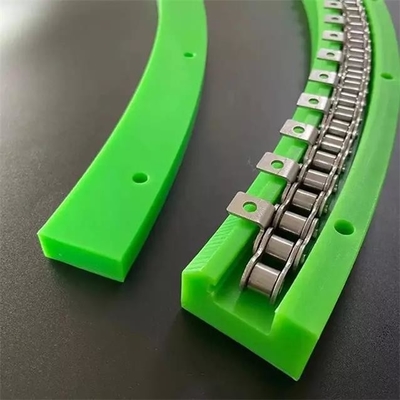 PE İşlenmiş Parçalar Konveyör Kılavuz Rayı Plastik UHMWPE Kavisli Parça Kızak İzi