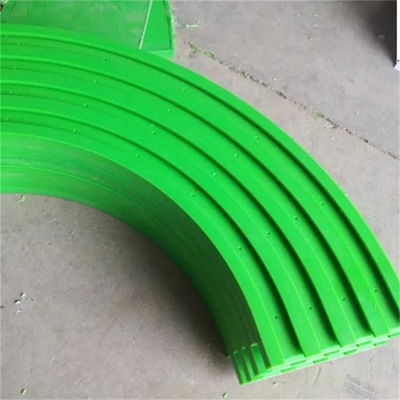 PE İşlenmiş Parçalar Konveyör Kılavuz Rayı Plastik UHMWPE Kavisli Parça Kızak İzi