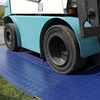 Hdpe Uhmwpe 12.7mm Plastik Toprak Koruma Çatısı Geçici Yol için