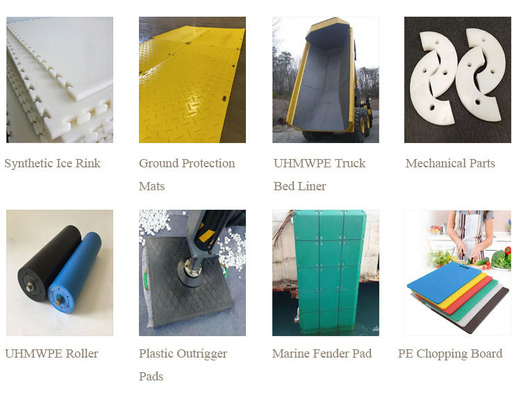 4x8 Uhmwpe Plastik Yaprak Sentetik Buz Pisti Kullanımı Zehirli Değil
